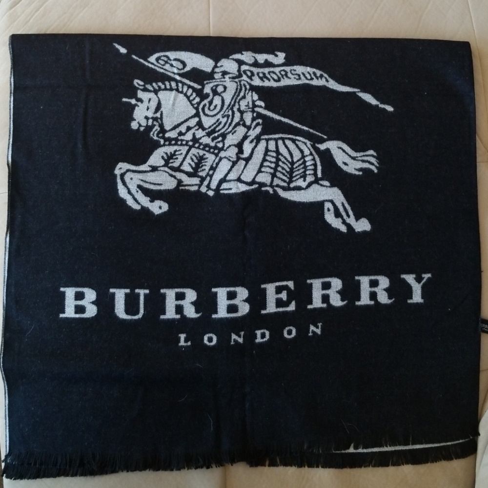 Burberry wool and cashmere scarf